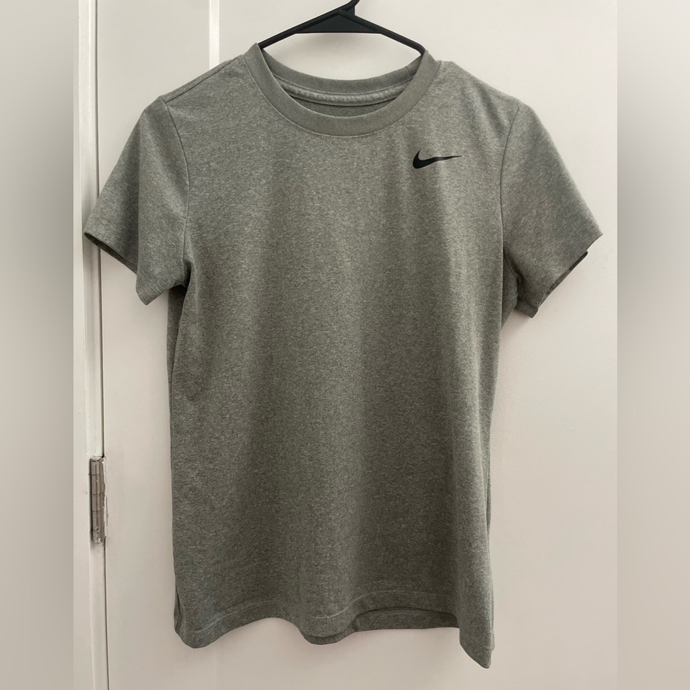 Nike Light Gray Heather Dri-FIT Tee